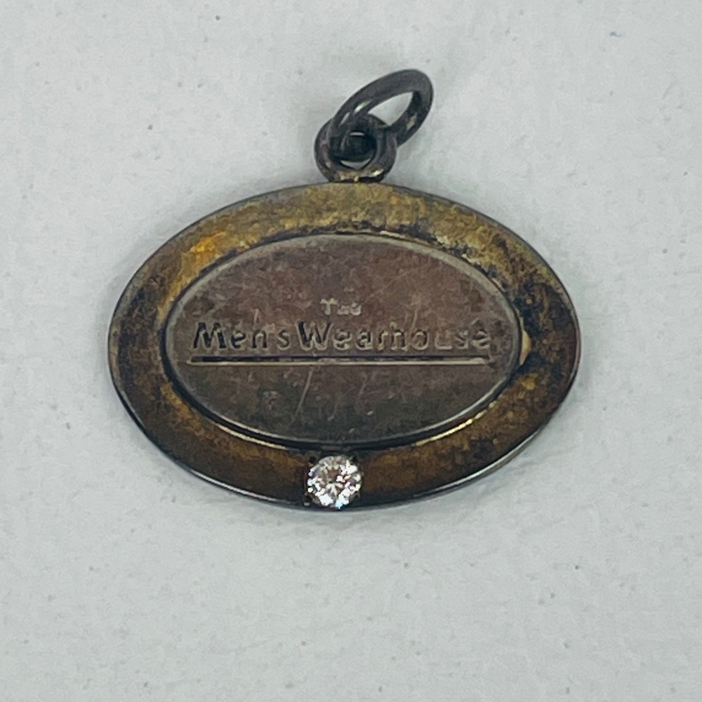 Tiffany & Co. Pendant Unisex OS Men's Wearhouse Oval Silver Charm Good